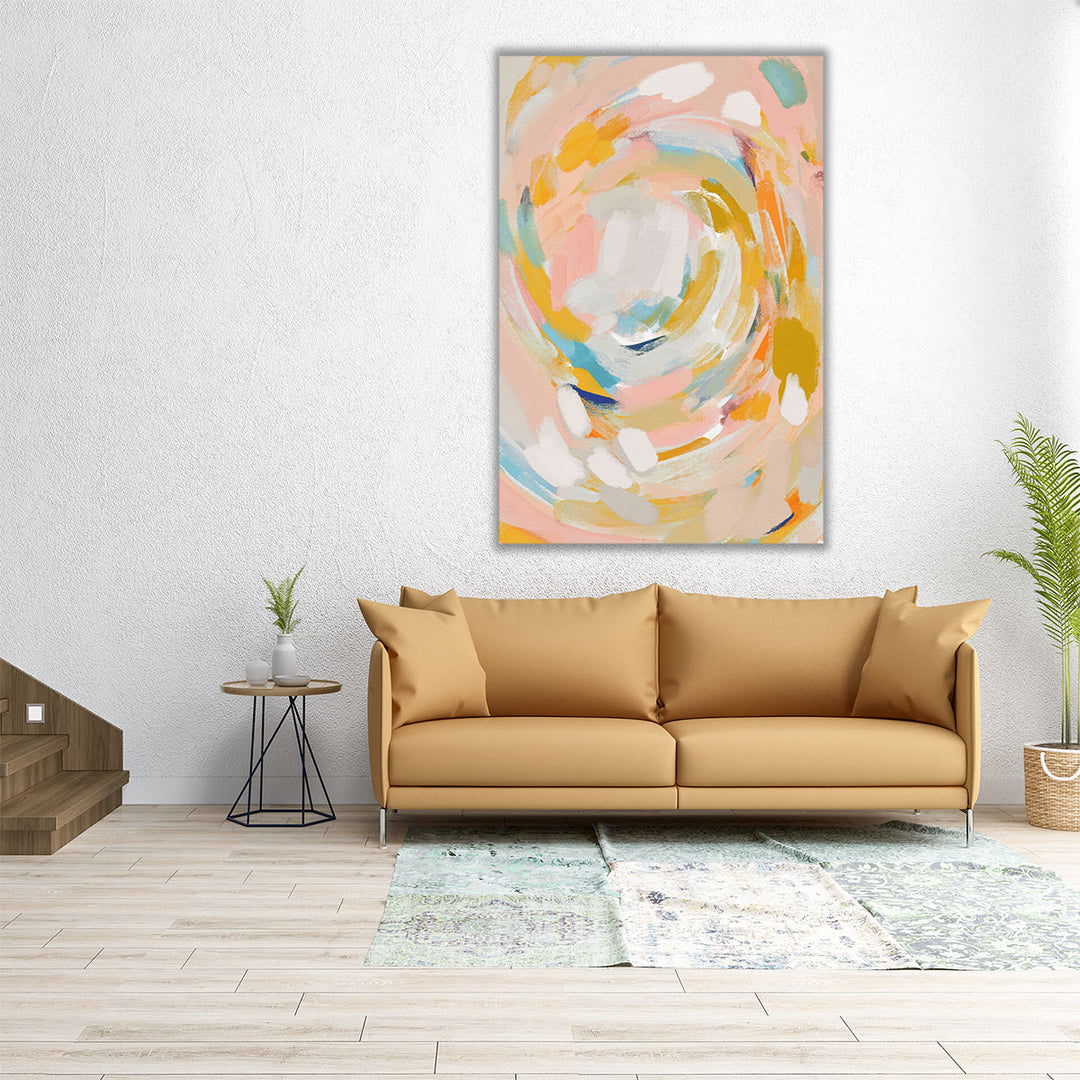 Abstract Energy Bright - Canvas Print Wall Art