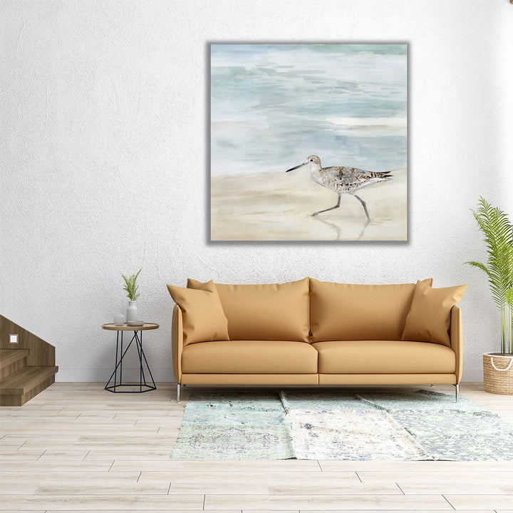 Speckled Willet II - Canvas Print Wall Art