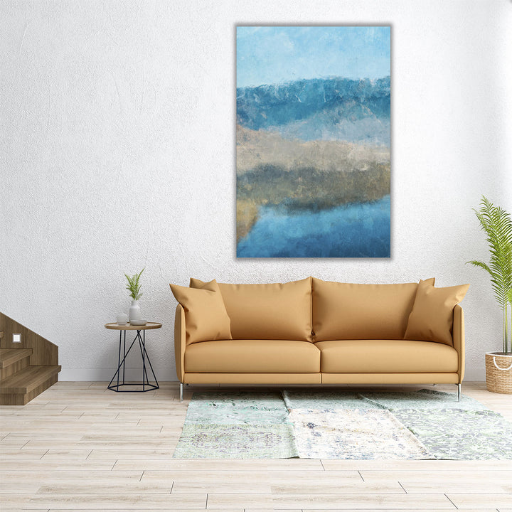 Distorted Mountains - Canvas Print Wall Art