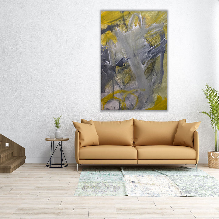 Lit Strokes 1 - Canvas Print Wall Art