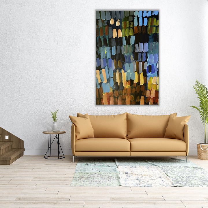 Color Strokes - Canvas Print Wall Art