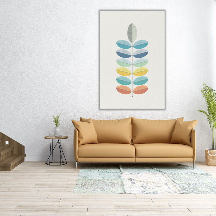 Mid Century Brights 2 - Canvas Print Wall Art