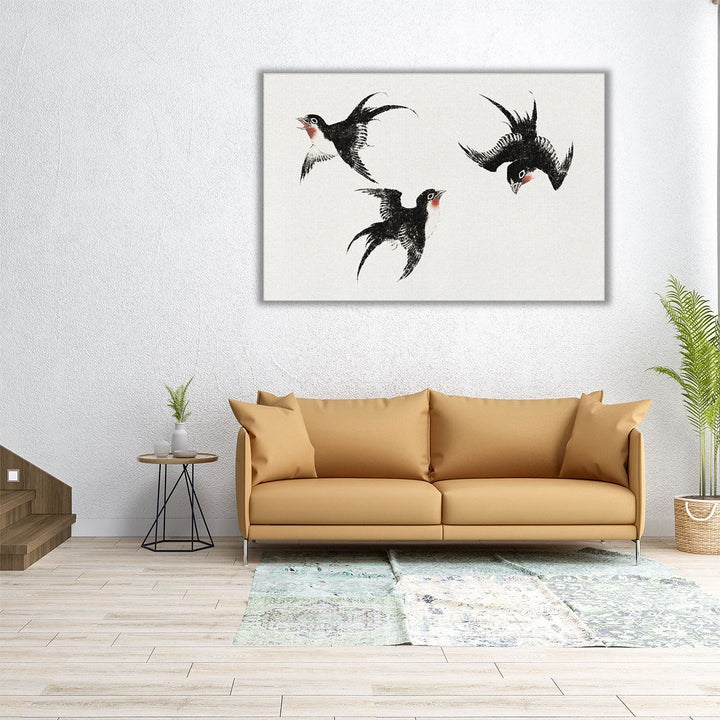 Birds, from Album of Sketches, 1814 - Canvas Print Wall Art