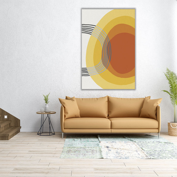 Mid Century Brights 16 - Canvas Print Wall Art