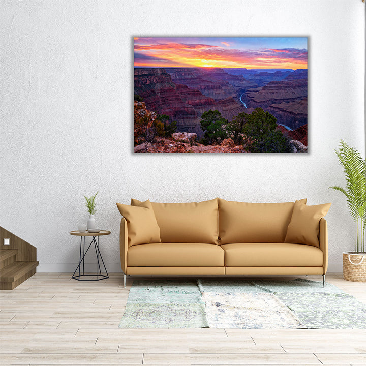 Canyon Sunset I - Canvas Print Wall Art