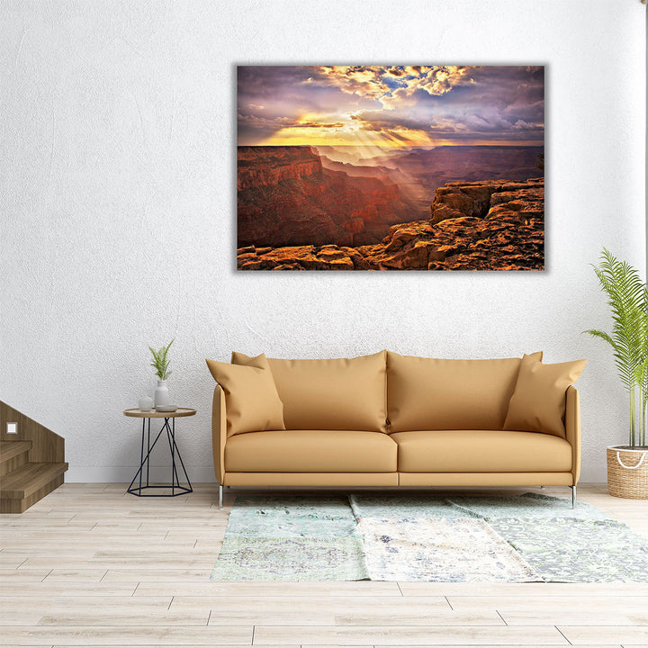 Canyon Sunset II - Canvas Print Wall Art