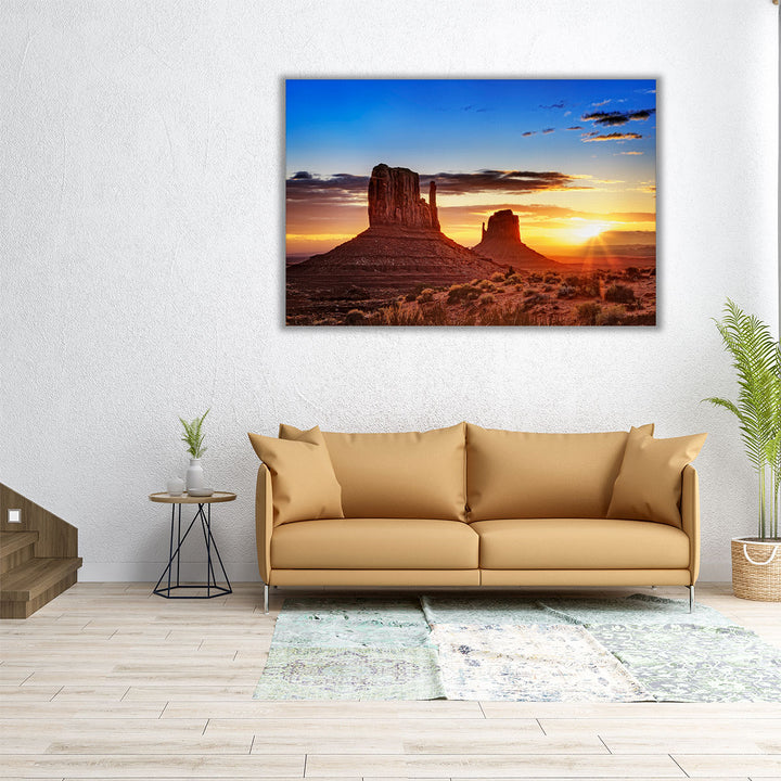 Canyon Sunset III - Canvas Print Wall Art