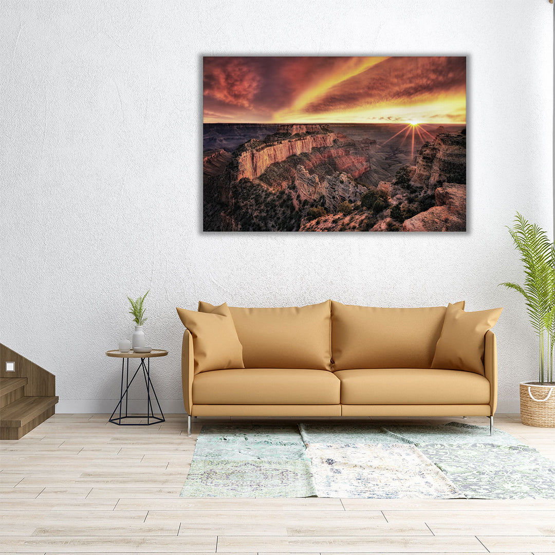 Canyon Sunset IV - Canvas Print Wall Art