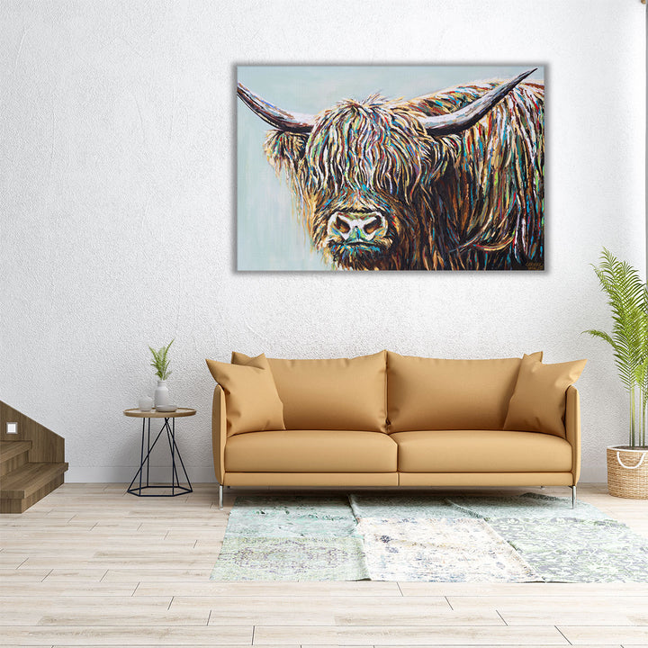 Woolly Highland I - Canvas Print Wall Art