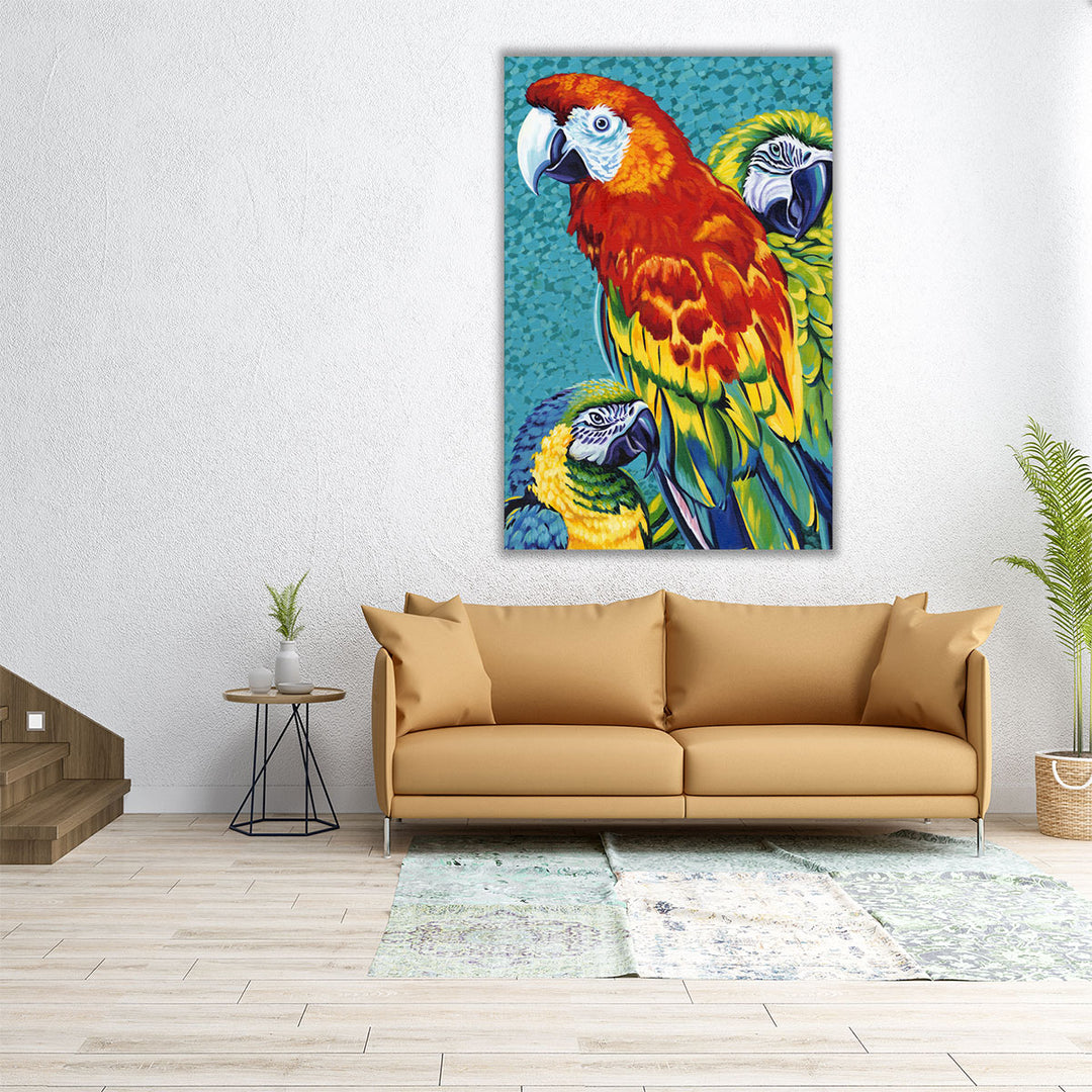 Birds In Paradise III - Canvas Print Wall Art