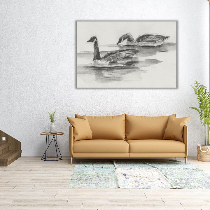 Geese Study II - Canvas Print Wall Art