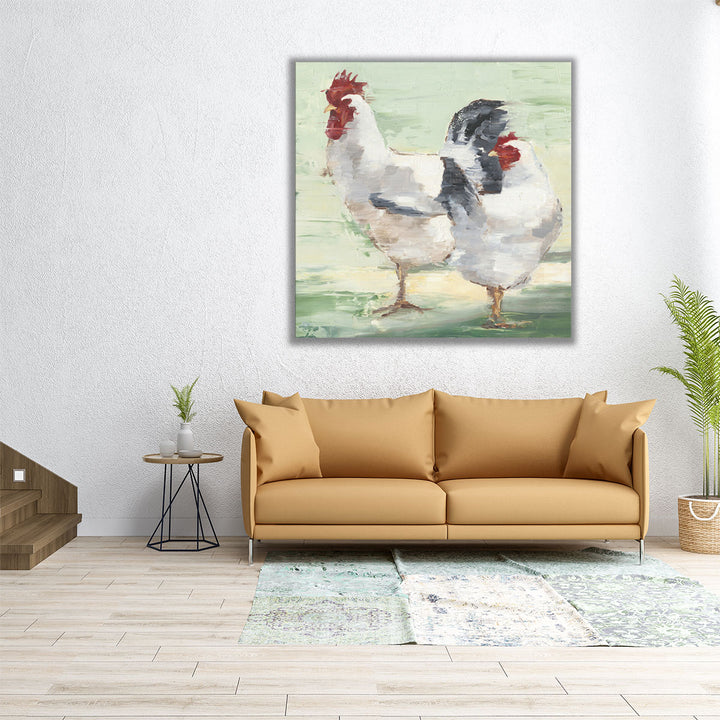 Chicken Run II - Canvas Print Wall Art