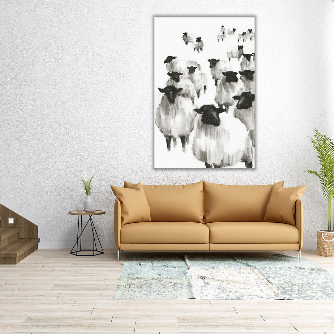 Counting Sheep I - Canvas Print Wall Art