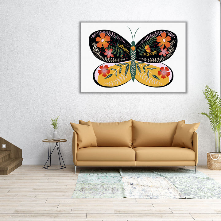 Butterfly Petals II - Canvas Print Wall Art