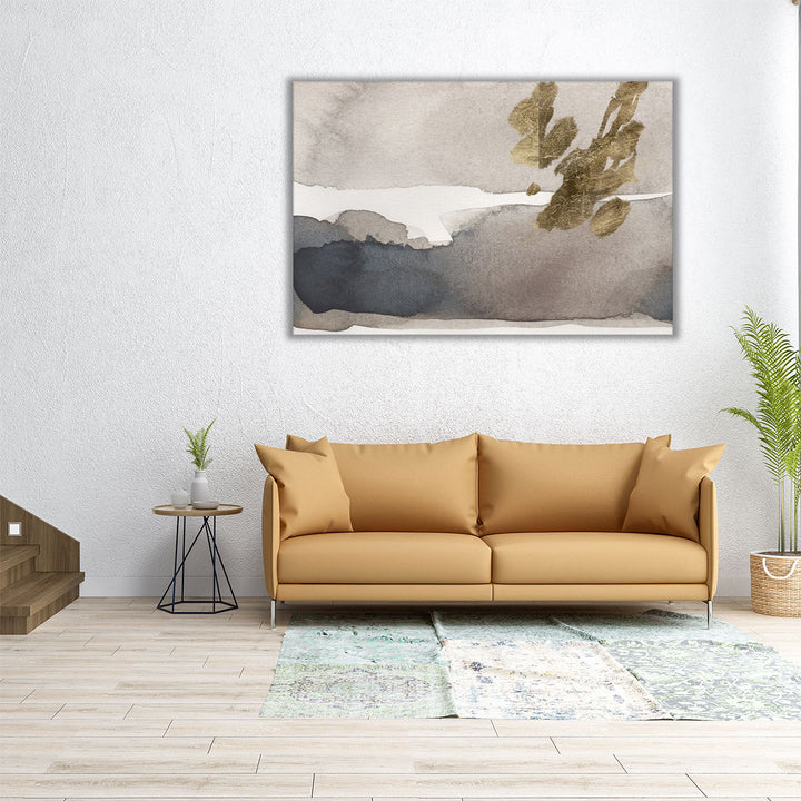 Watercolor with Gold II - Canvas Print Wall Art