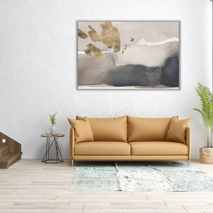 Watercolor with Gold III - Canvas Print Wall Art