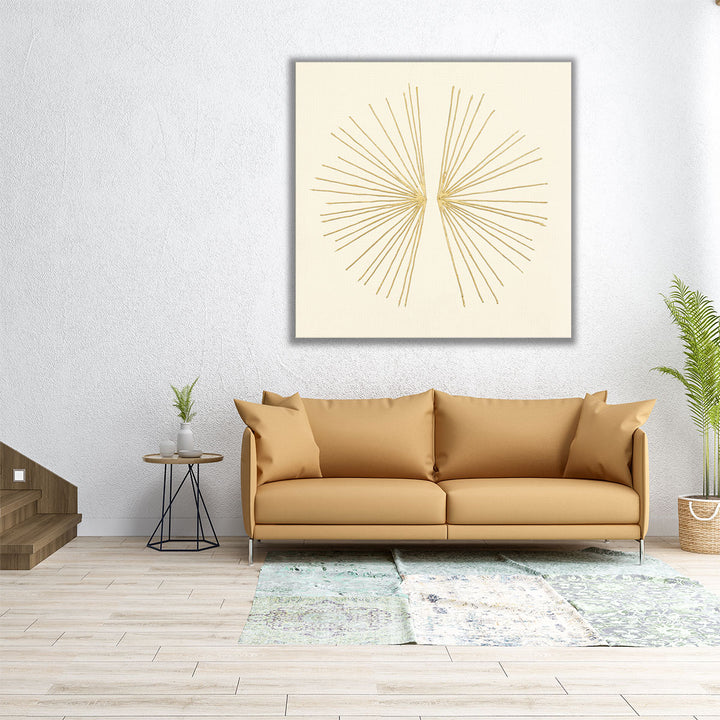 Golden Burst I - Canvas Print Wall Art