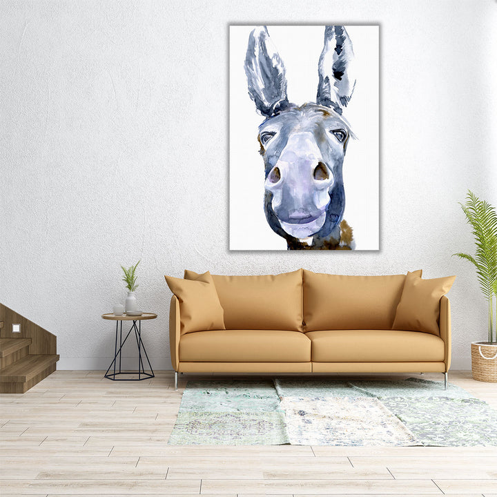 Sweet Donkey I - Canvas Print Wall Art