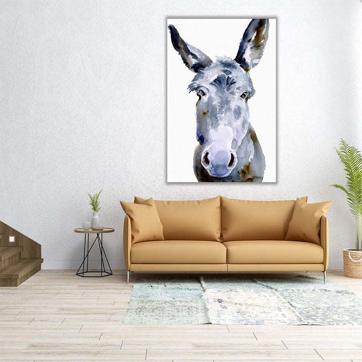 Sweet Donkey II - Canvas Print Wall Art