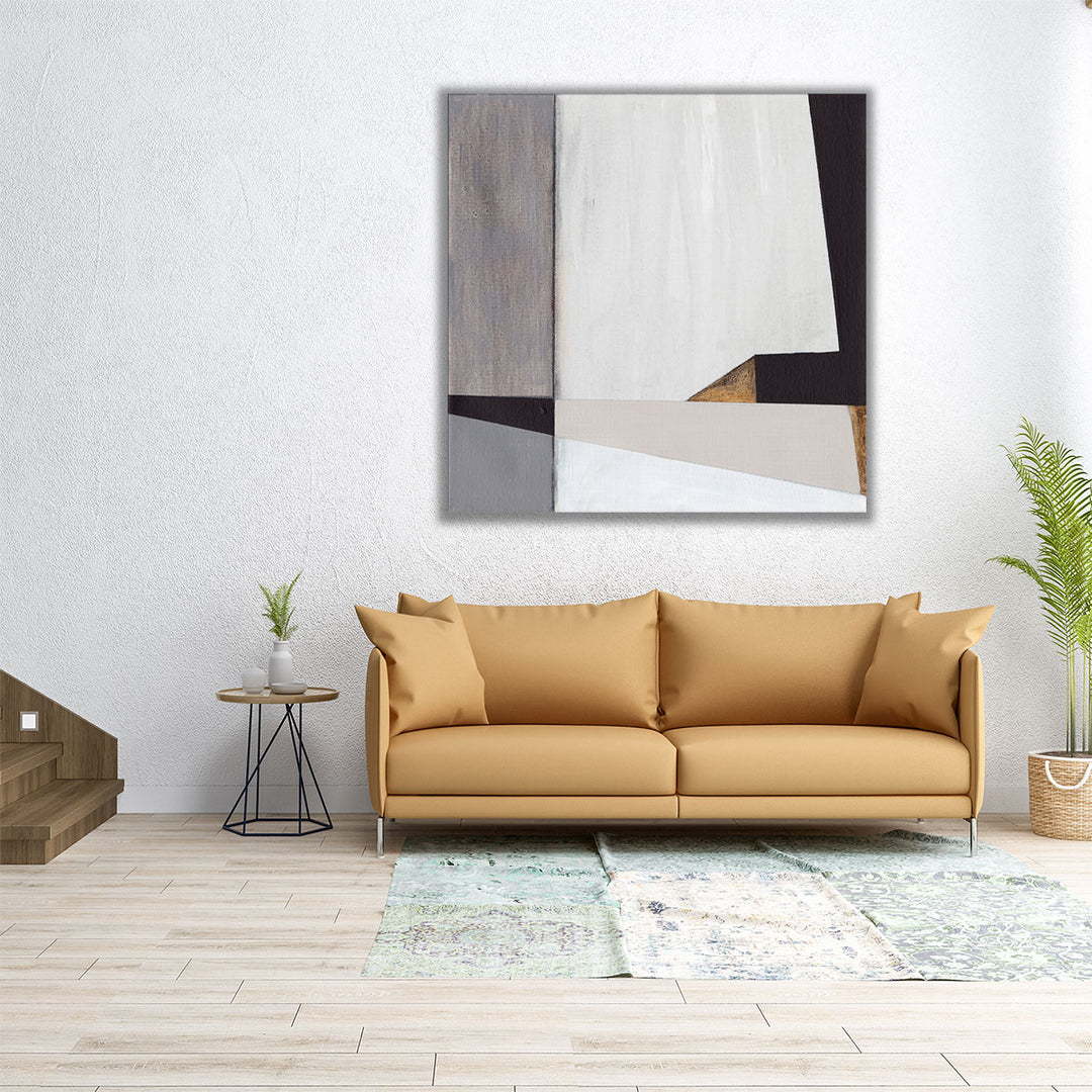 Neutral Geometrics II - Canvas Print Wall Art