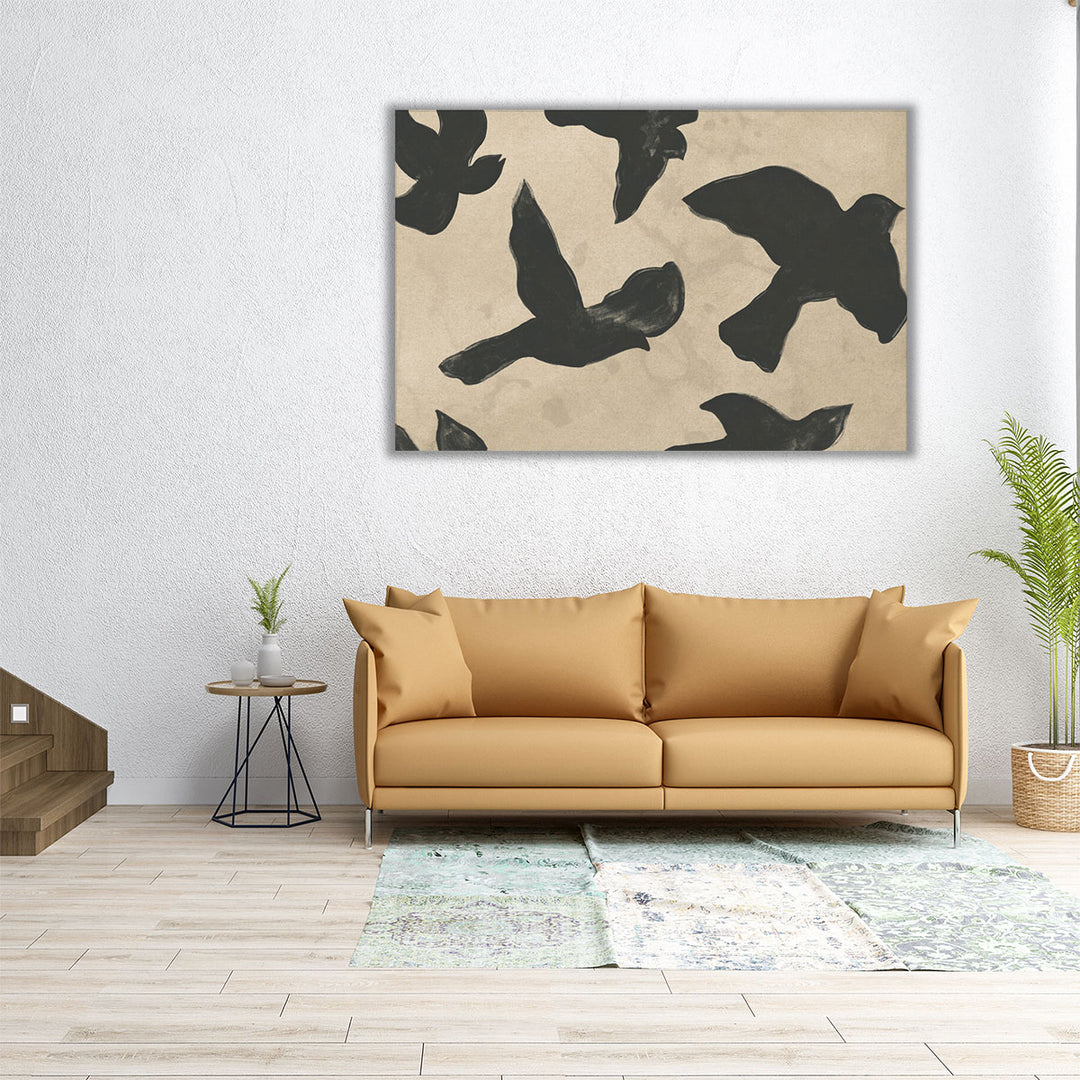 Antique Flock I - Canvas Print Wall Art