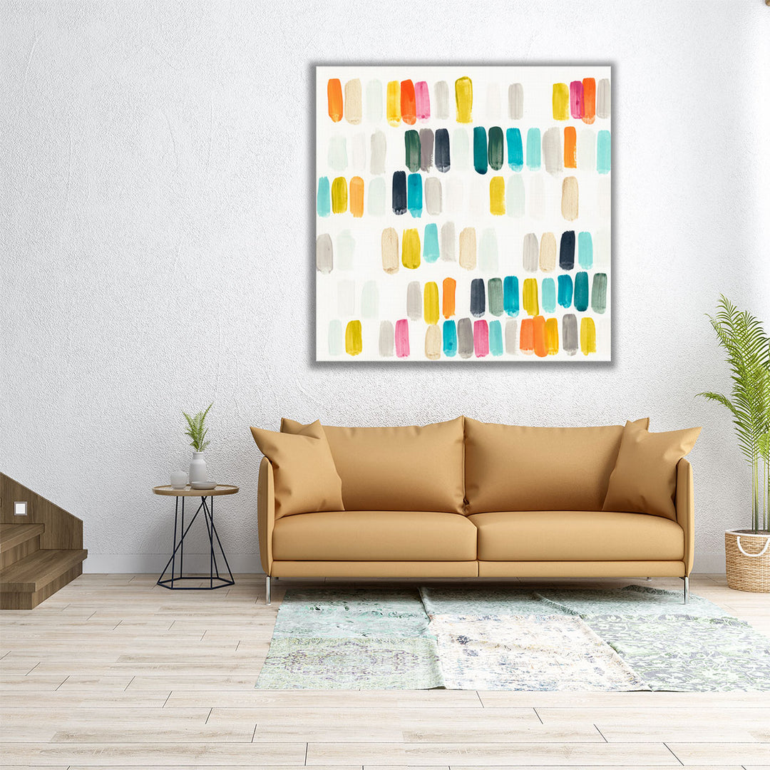 Bright Swatches I - Canvas Print Wall Art