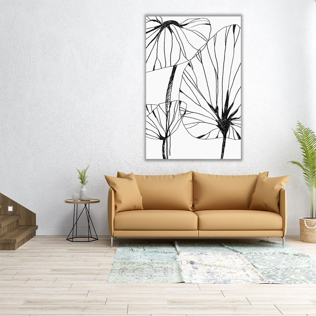 Linear Tropics IV - Canvas Print Wall Art