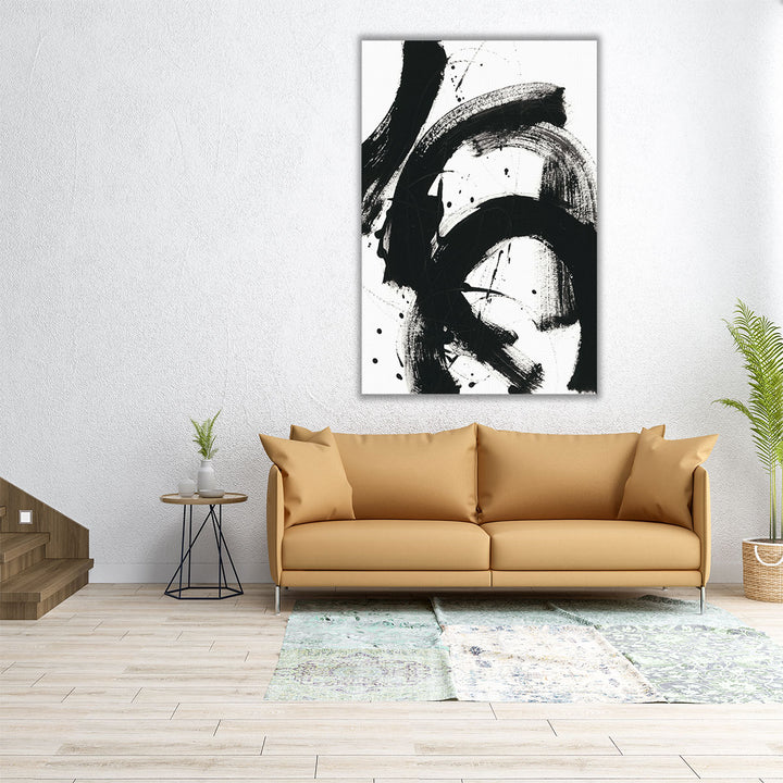 Onyx Gesture II - Canvas Print Wall Art