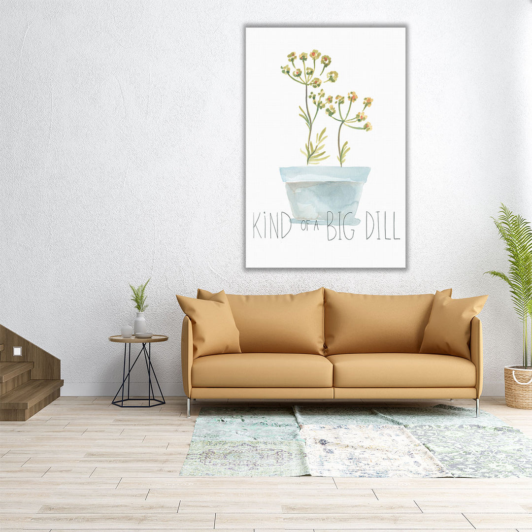 Punny Plant III - Canvas Print Wall Art