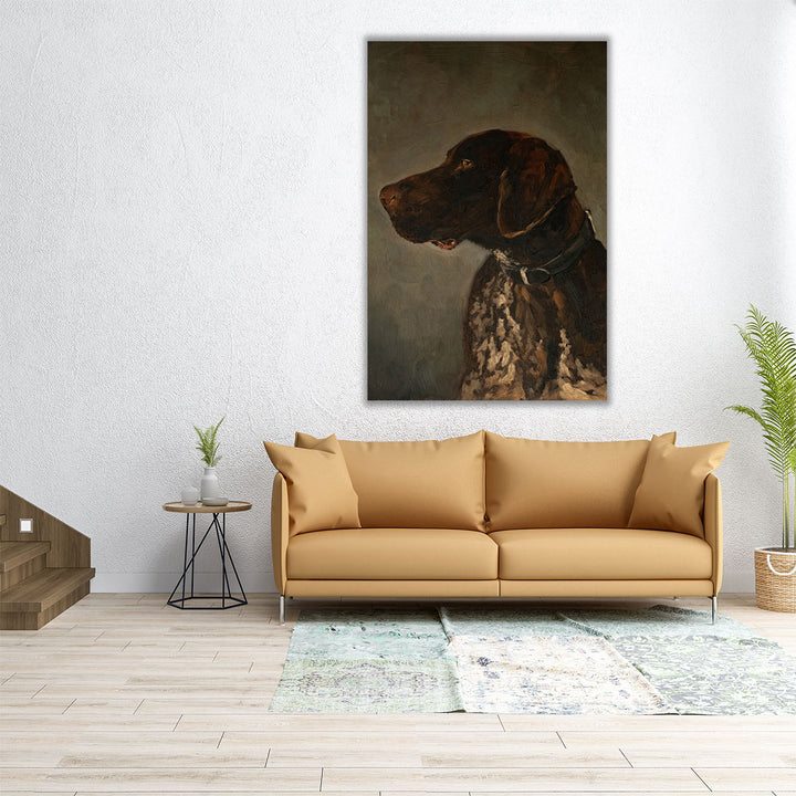 Hunting Dog - Canvas Print Wall Art