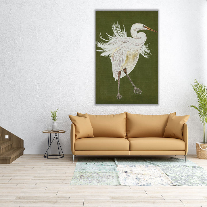 Heron Plumage I - Canvas Print Wall Art