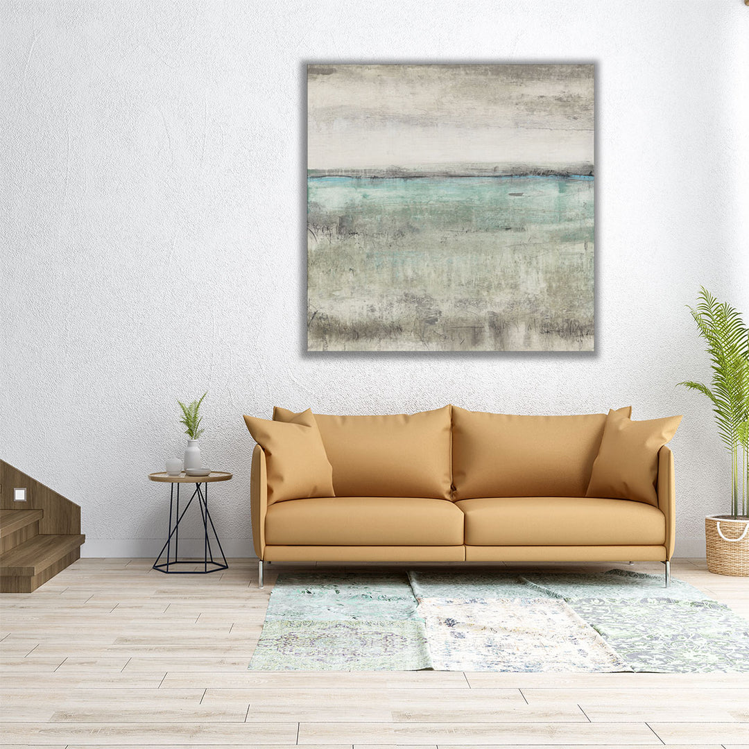 Aqua Horizon II - Canvas Print Wall Art