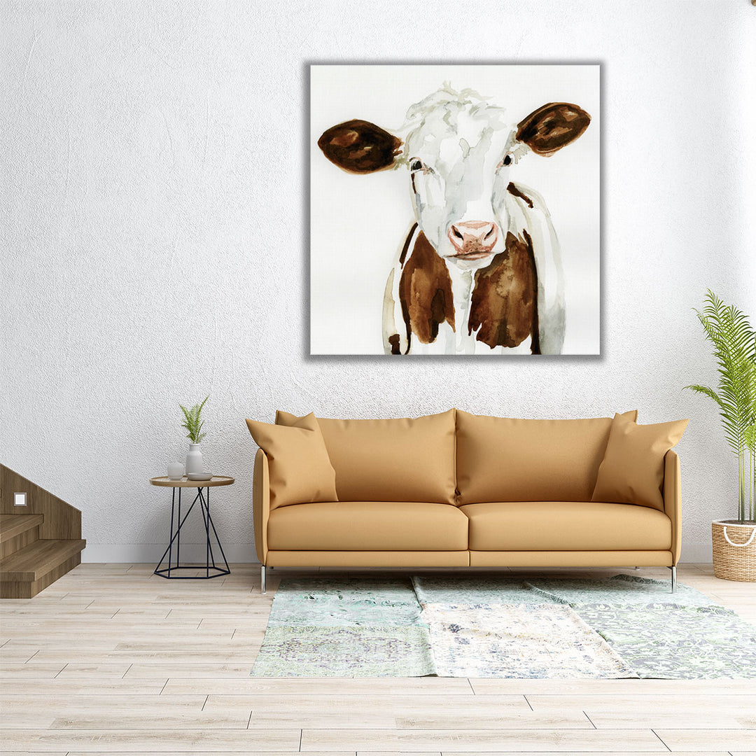 Cow Gaze I - Canvas Print Wall Art