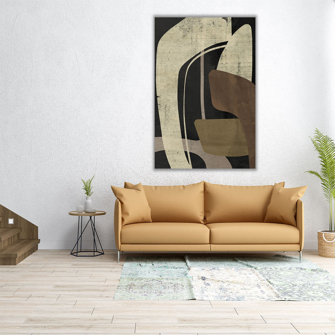 Retro Form Collage I - Canvas Print Wall Art