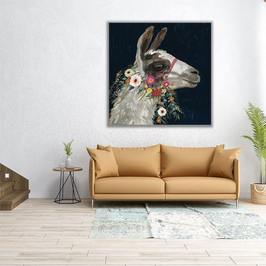 Lovely Llama I - Canvas Print Wall Art