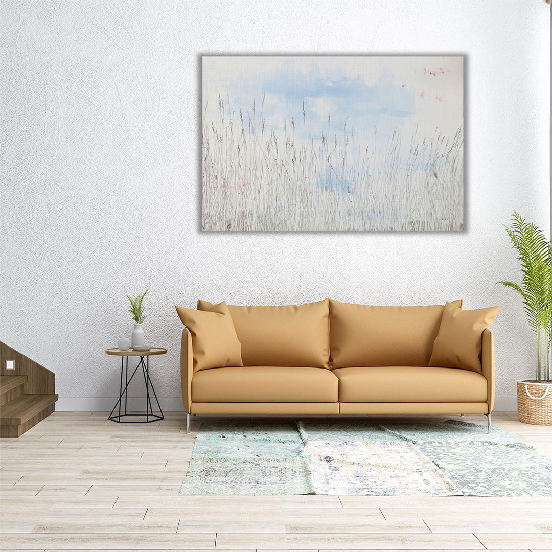 Reeds On The Ley IV - Canvas Print Wall Art