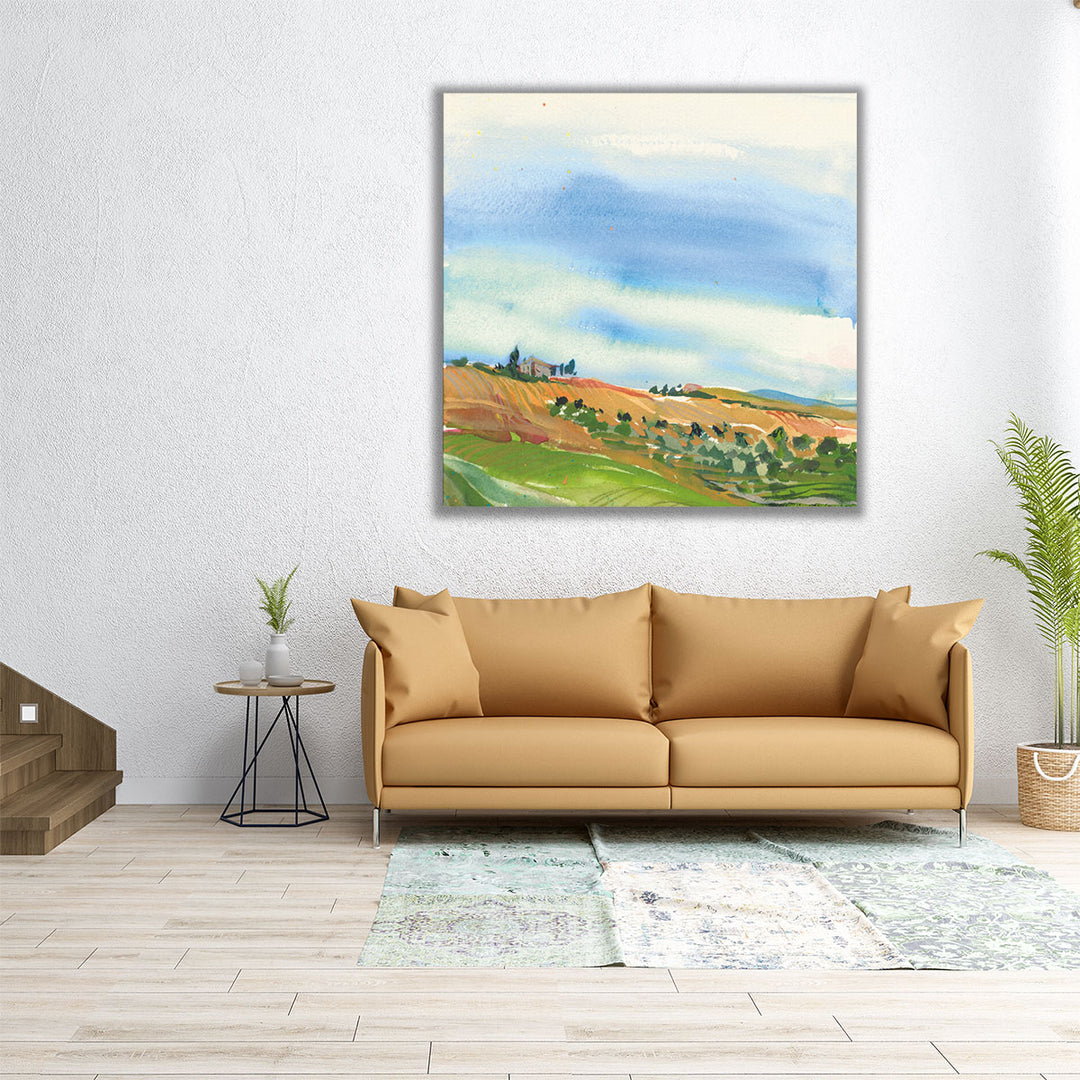 Tuscan Fields - Canvas Print Wall Art