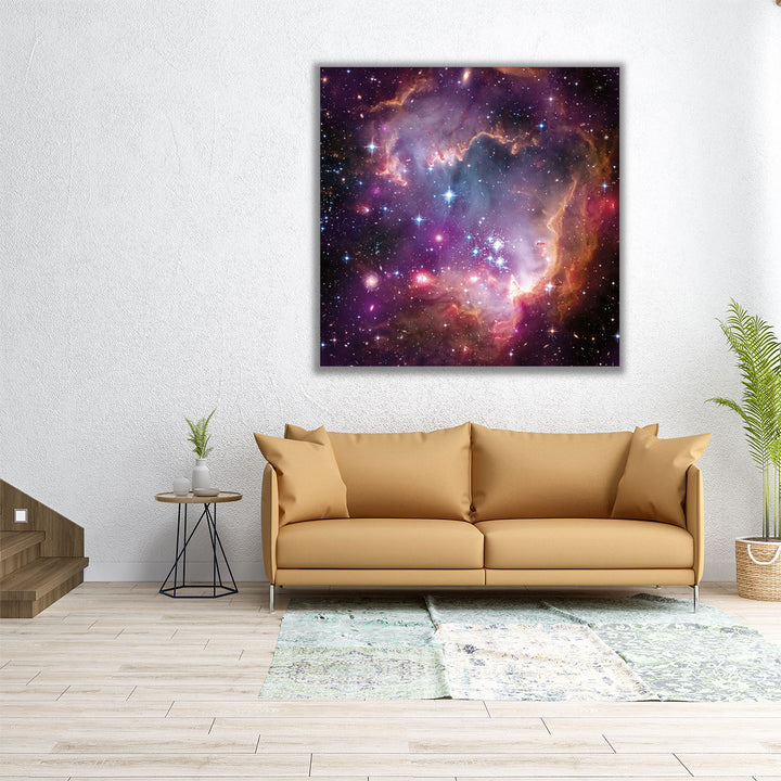 Magellanic Cloud Galaxy - Canvas Print Wall Art