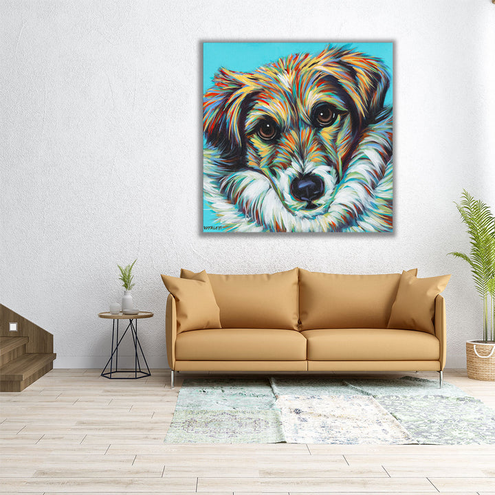 Island Dog I - Canvas Print Wall Art