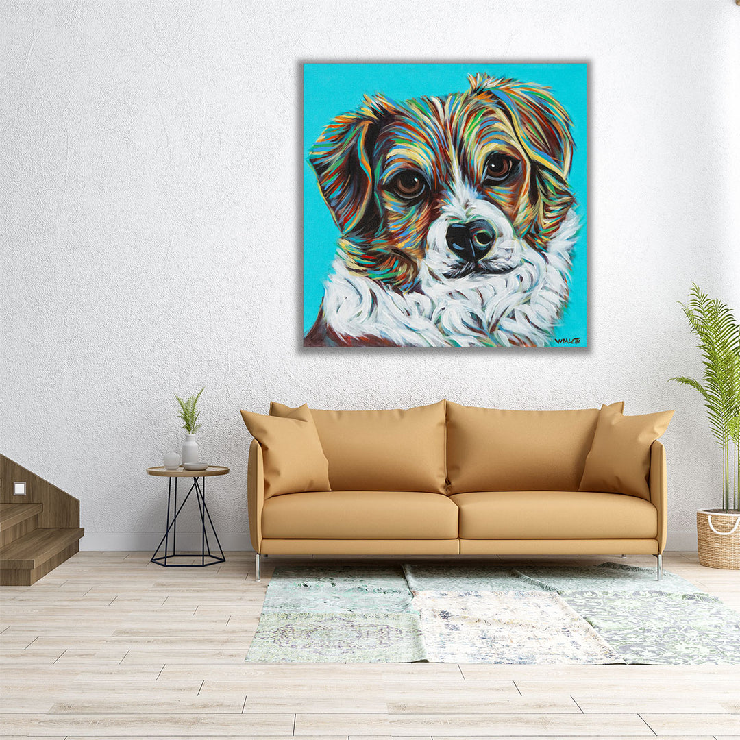 Island Dog II - Canvas Print Wall Art