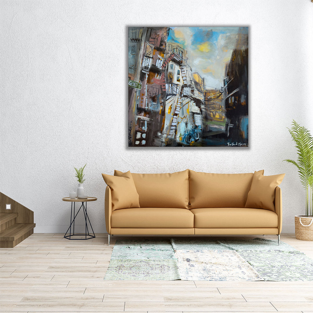 Streets of Portland II - Canvas Print Wall Art