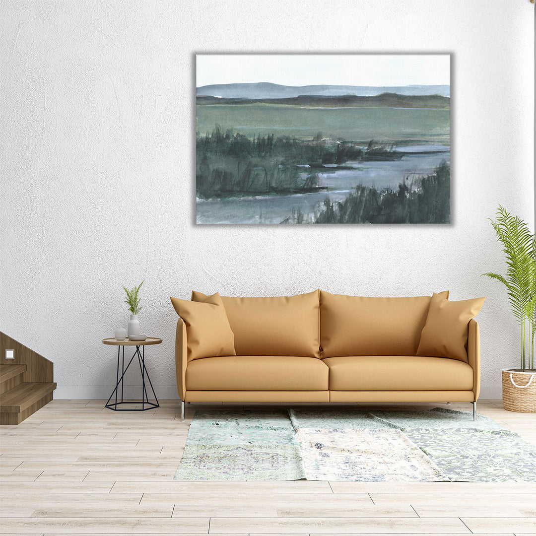 Muted Wetland II - Canvas Print Wall Art