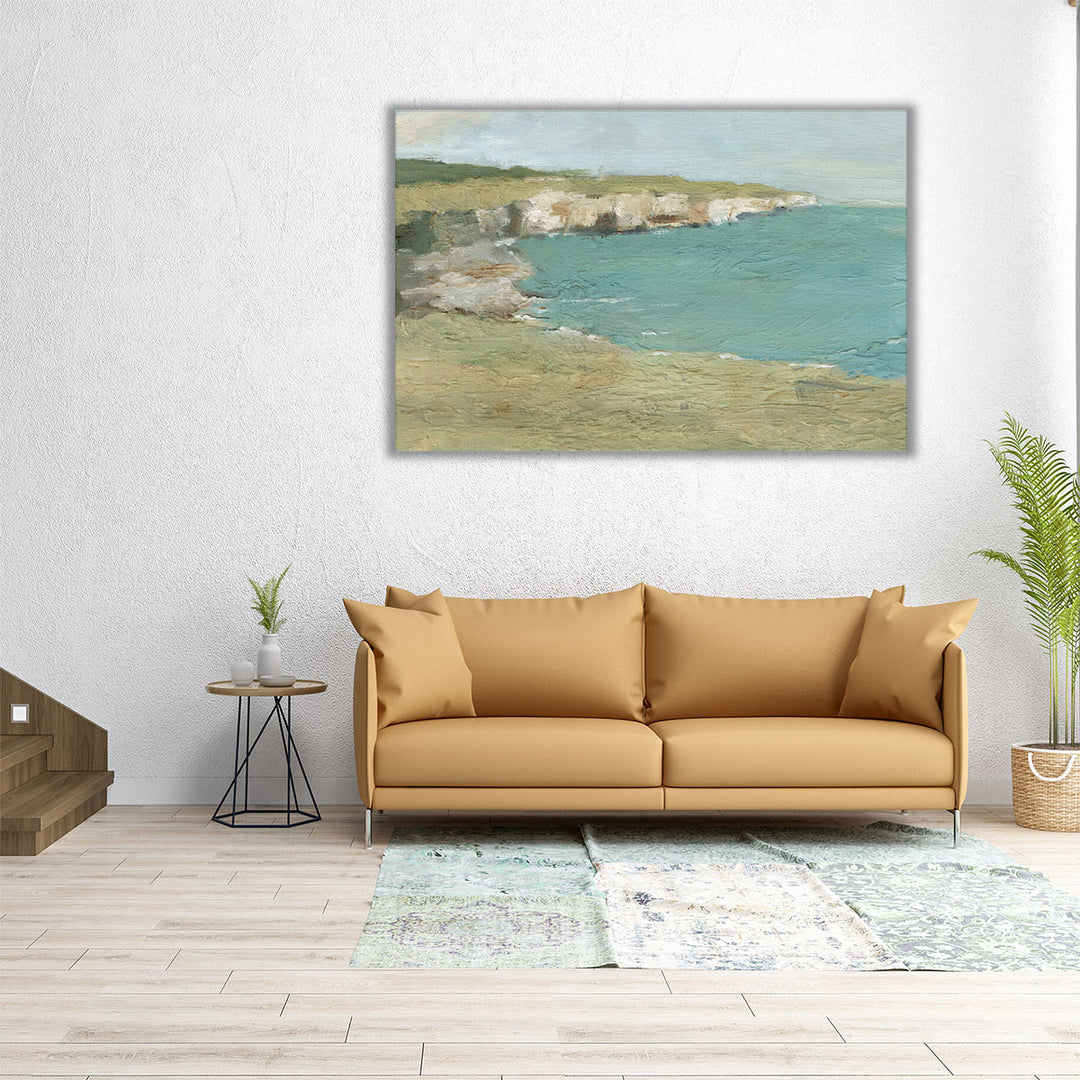 Sun Drenched Cliffs II - Canvas Print Wall Art