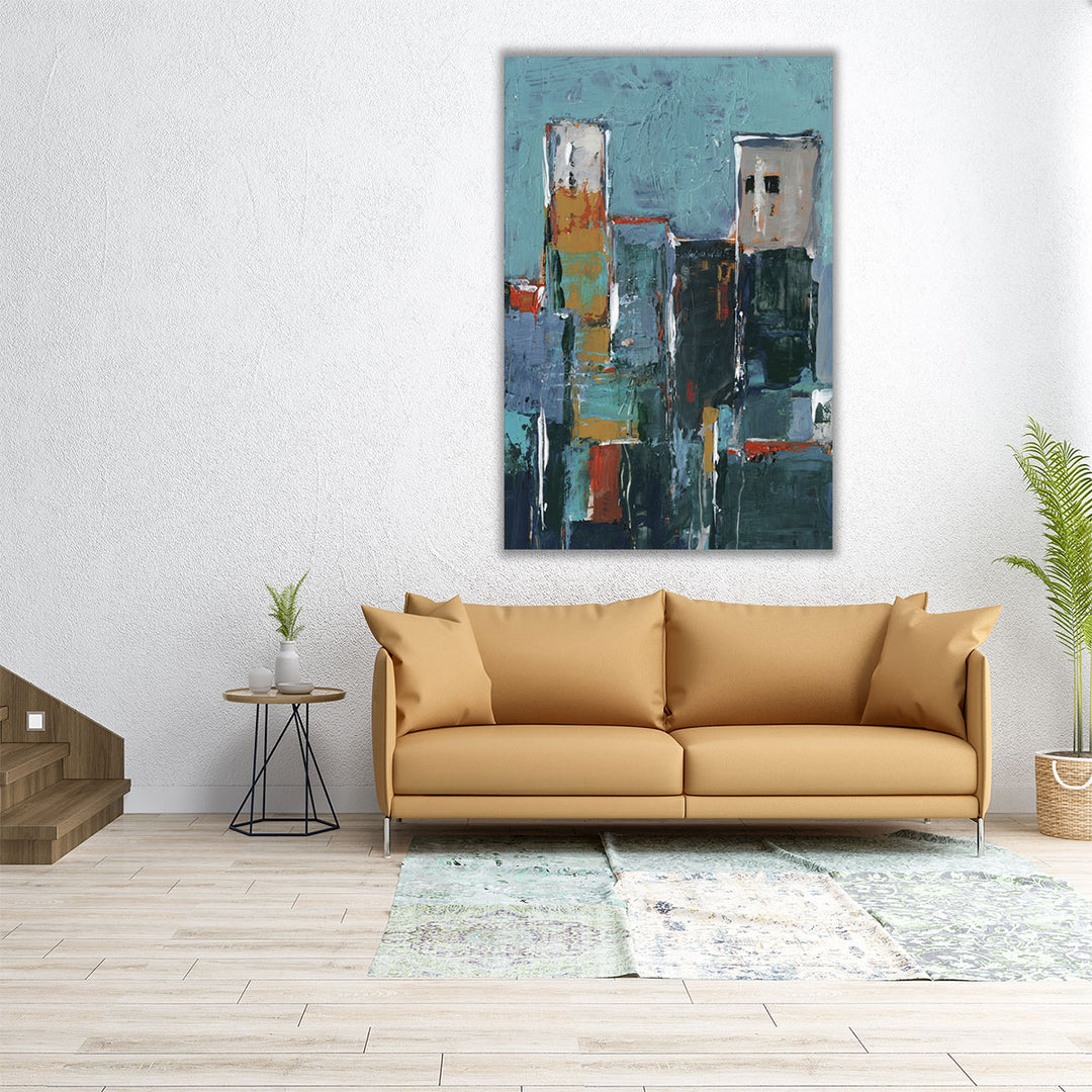 Primary City I - Canvas Print Wall Art