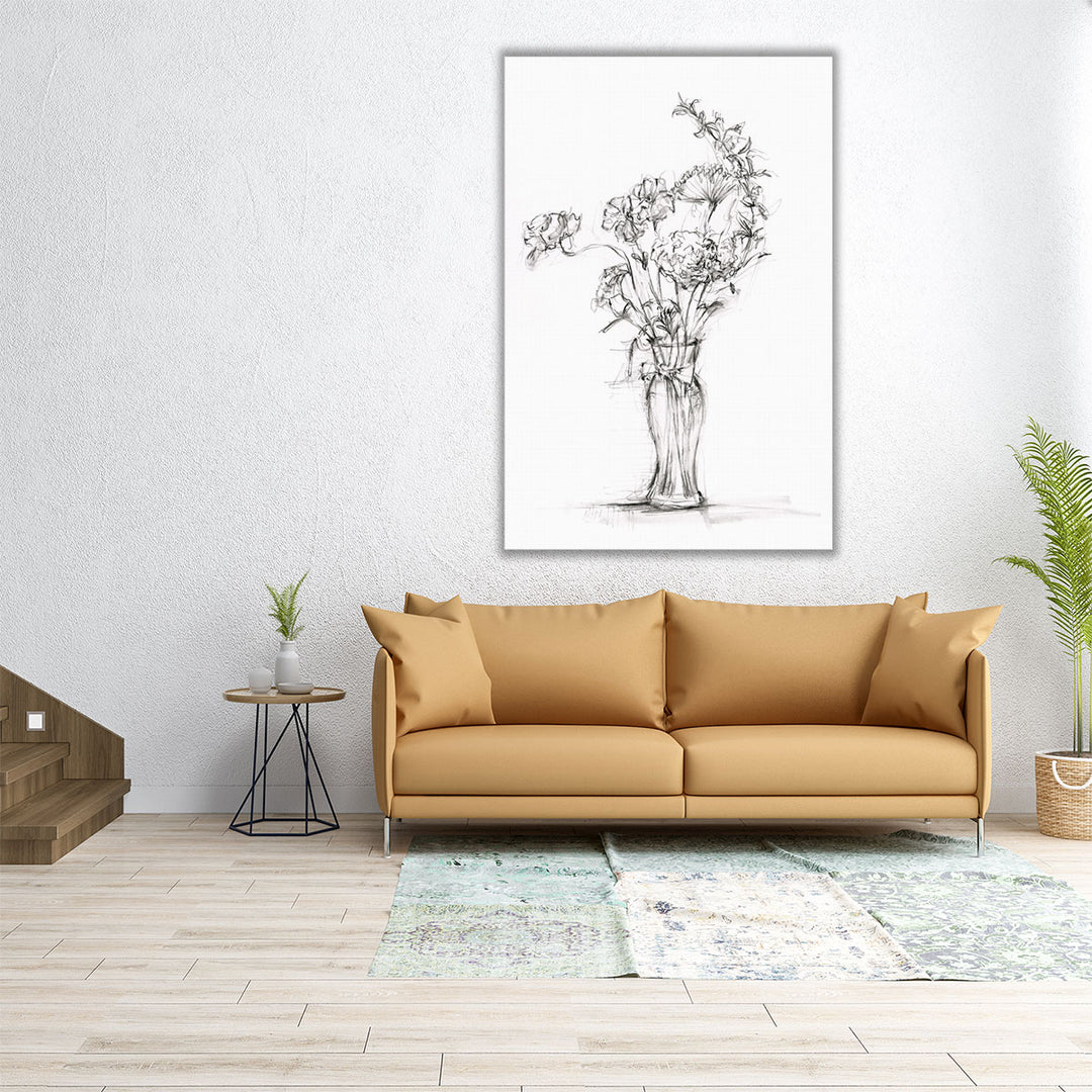 Wild Bouquet Study I - Canvas Print Wall Art