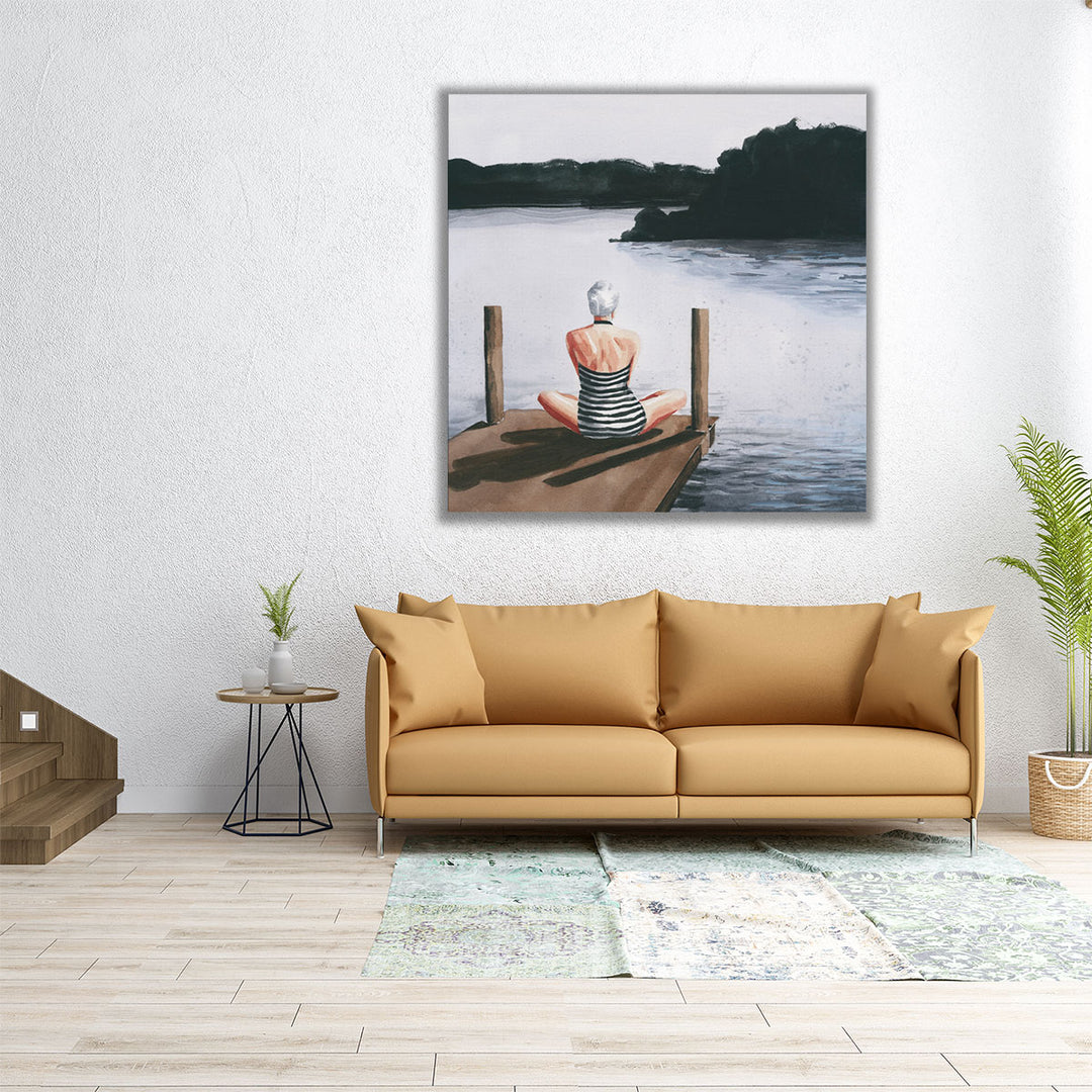 Long Shadow Lake I - Canvas Print Wall Art