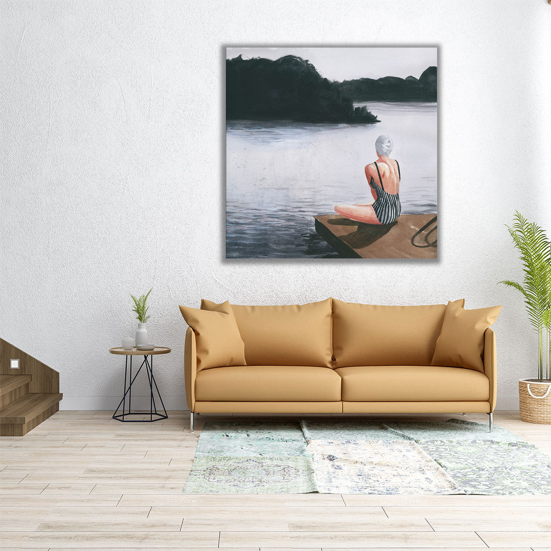 Long Shadow Lake II - Canvas Print Wall Art