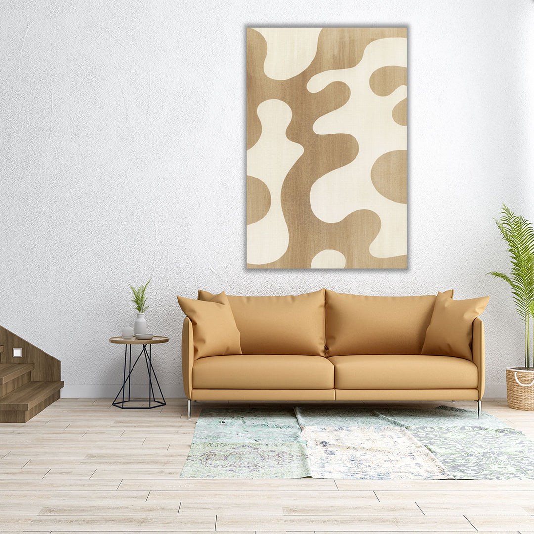 Sienna Ripples I - Canvas Print Wall Art