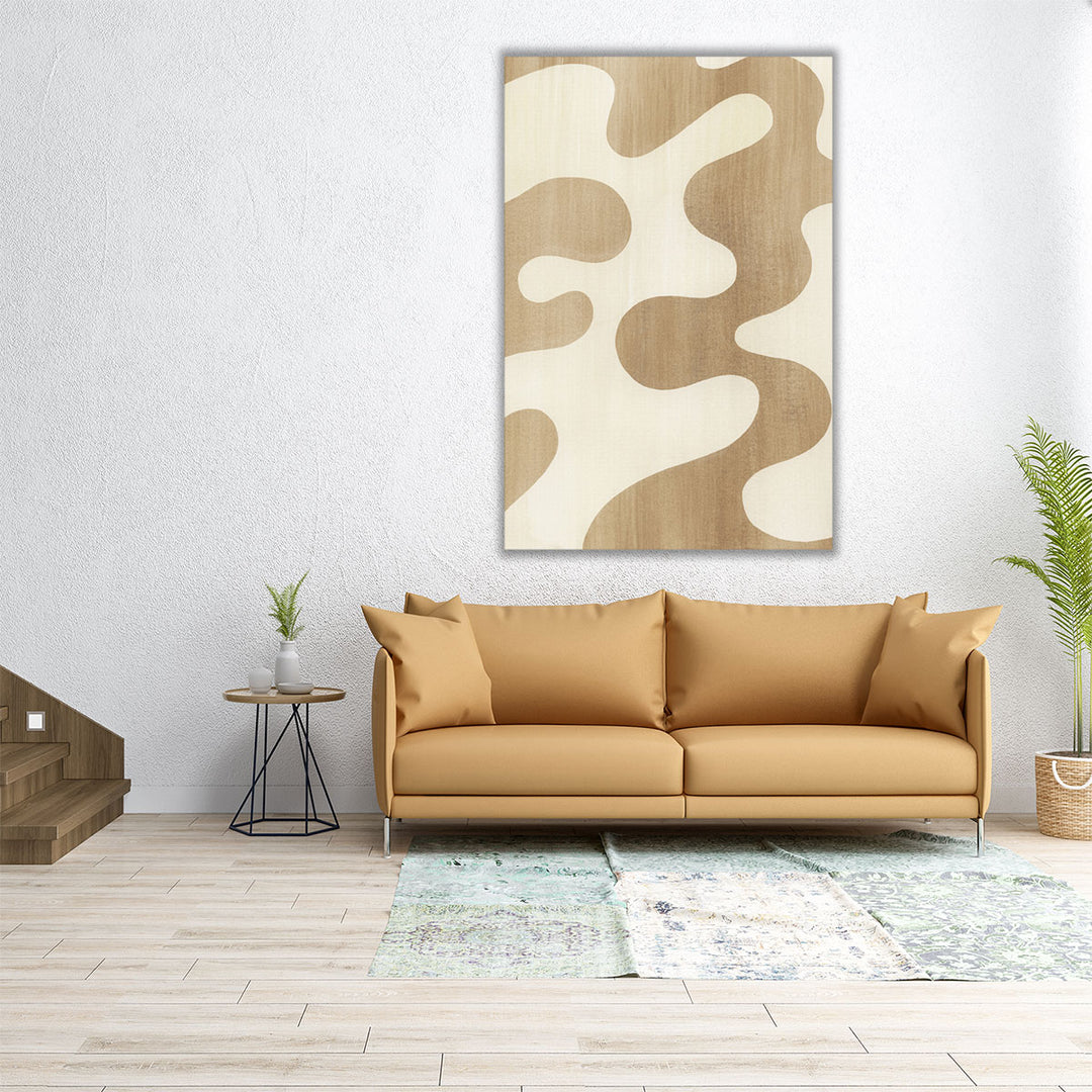 Sienna Ripples II - Canvas Print Wall Art