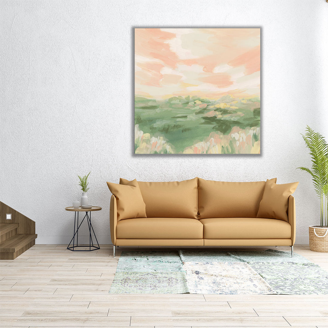 Blush Meadow I - Canvas Print Wall Art